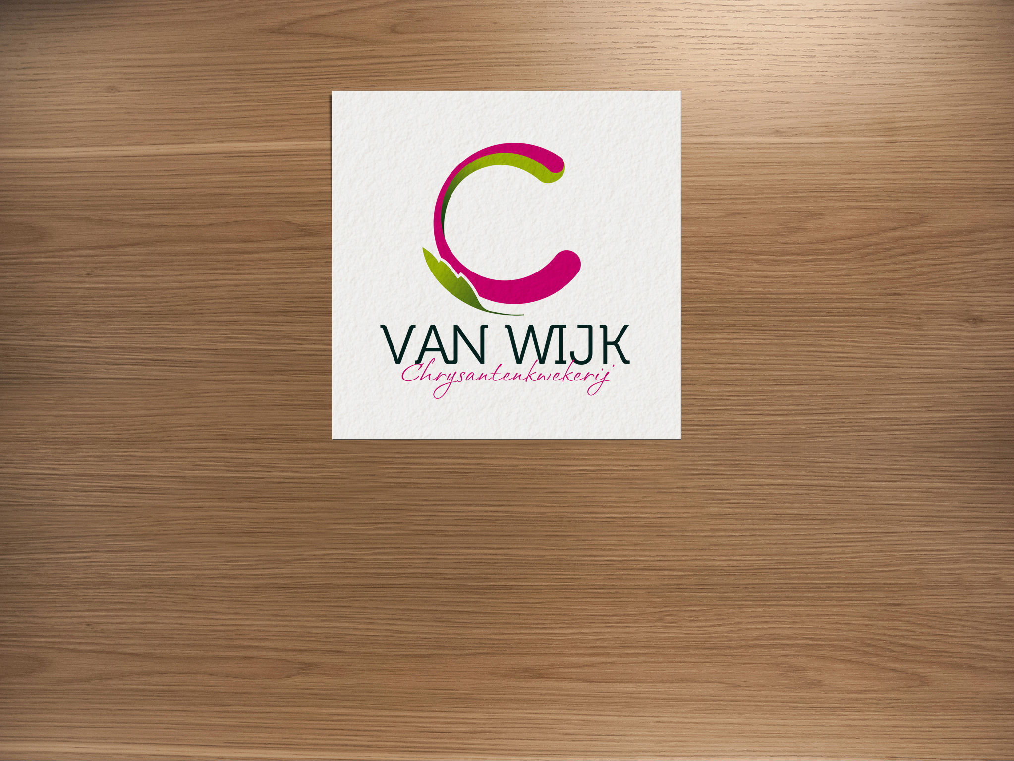 Logo ontwerp C van Wijk